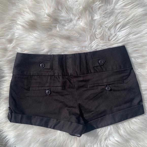 Dark Brown Career Sexy Cuffed Shorts - Picture 9 of 9